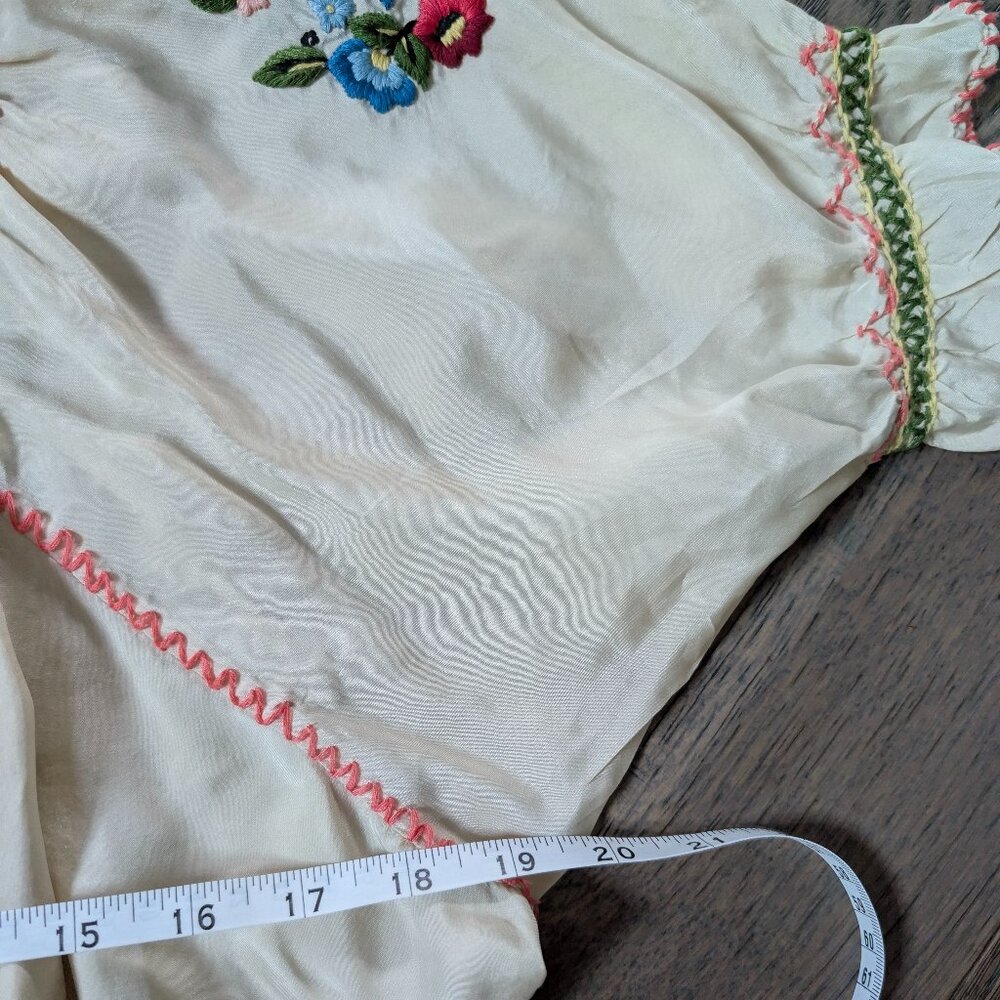 Doen Antonella Blouse - Rare Cream / Rainbow Colorway - Picture 5 of 6